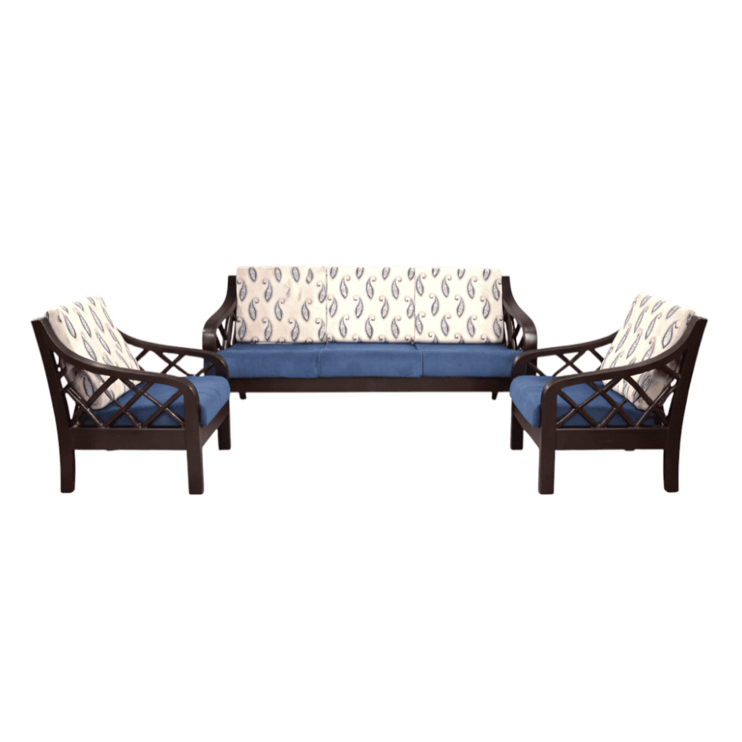 Rinki 'C' SS043 - Wooden Sofa Set | JFA.IN